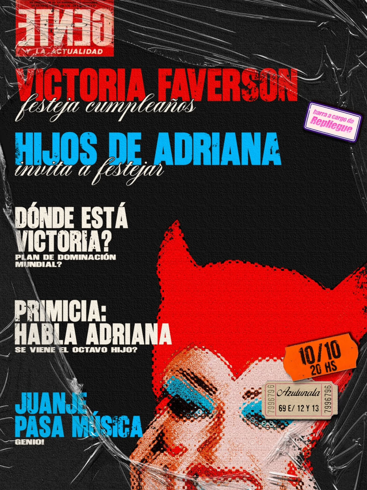 Victoria Faverson festeja cumpleaños - Hijos de Adriana