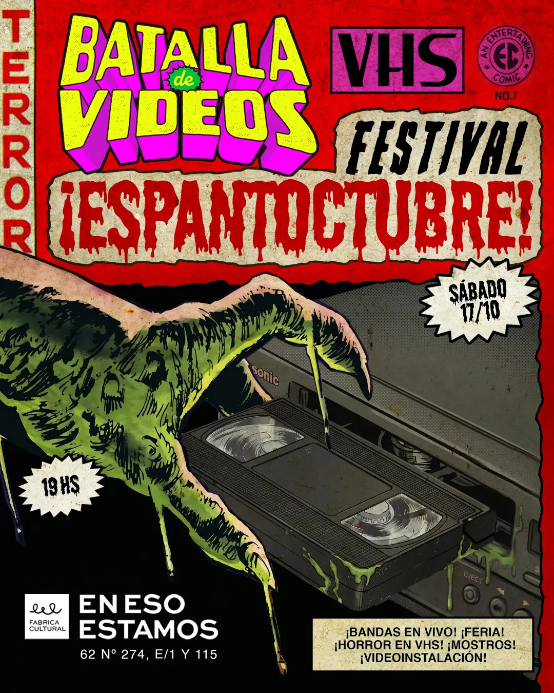 Festival a puro sonido macabro, horror en VHS y coleccionismo retro